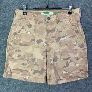 Anthropologie Womens Sz 27 The Wanderer Camuflage Camo‎ Short